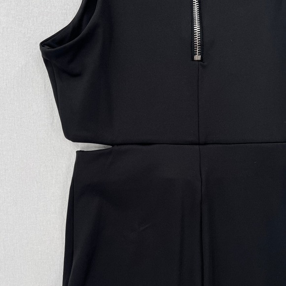 ALIX NYC Jodie Long Jumpsuit Womens XS Black Sleeveless Cut Out One Piece Racer - Picture 11 of 16